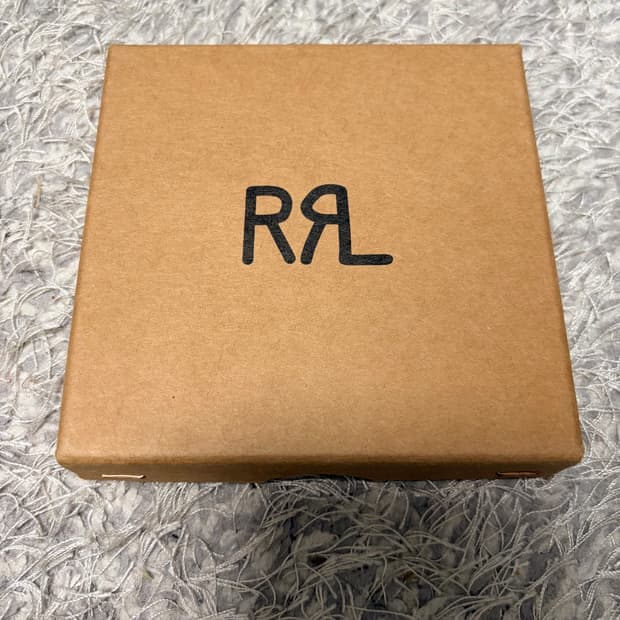 RRL 더블알엘 레더 집 월렛 다크 브라운