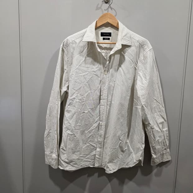 마시모두띠 라이트 스트라이프 카라 셔츠