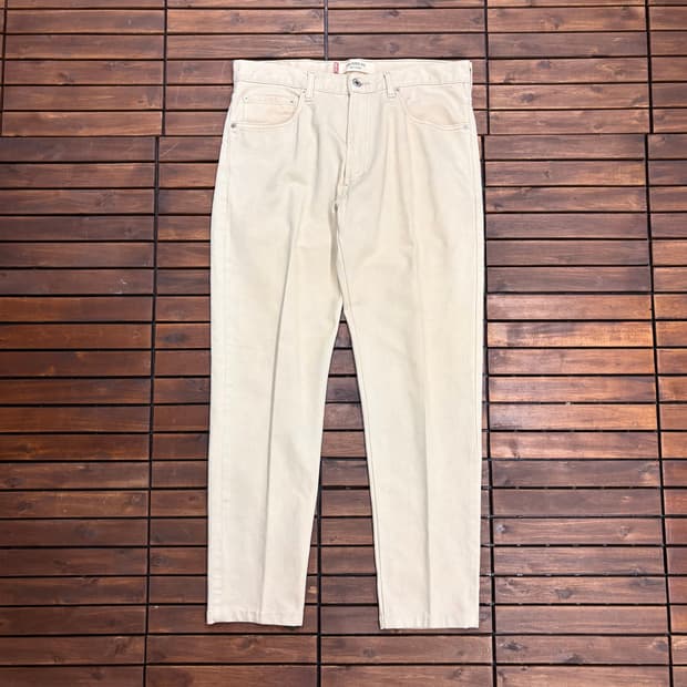 (34) 리바이스 550 릴렉스드 핏 연 베이지 데님 팬츠