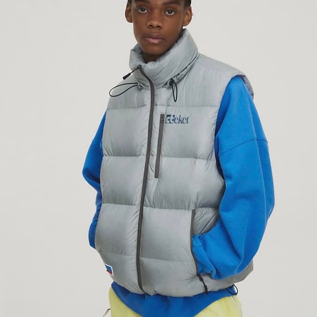 테켓 스노우볼 다운 조끼 패딩 M