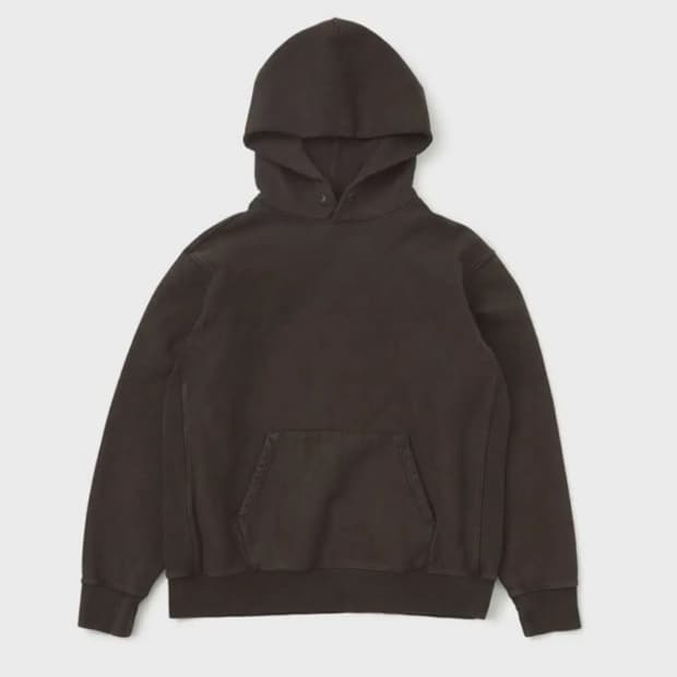 [M] 카키스 overdyed hoodie brown 