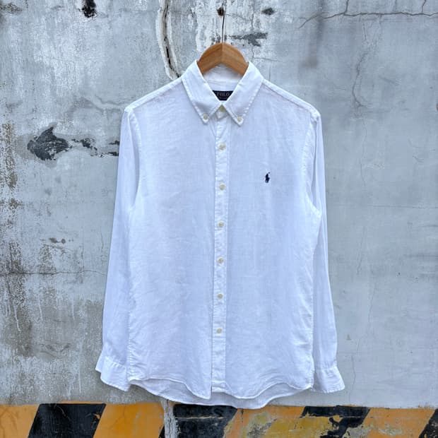 Polo 폴로 흰색 린넨 셔츠