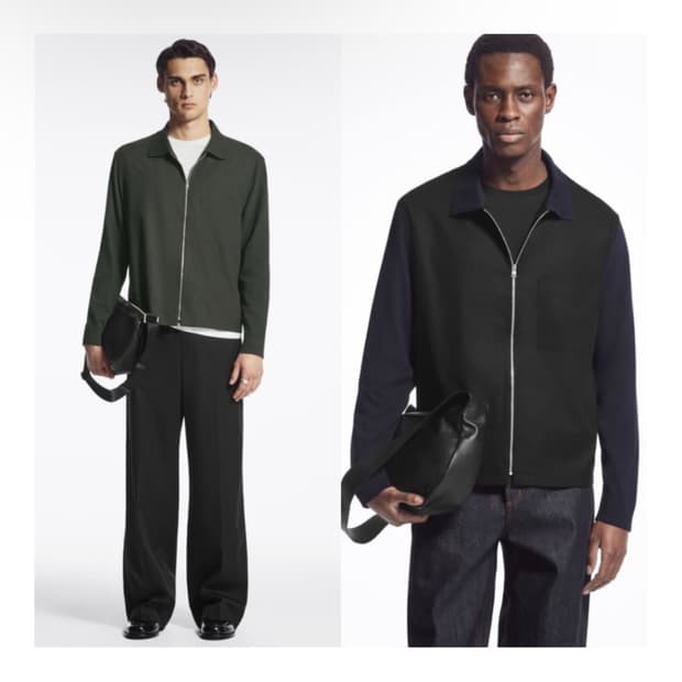 [최저가] COS 코스 비스코스 컬러블록 가디건