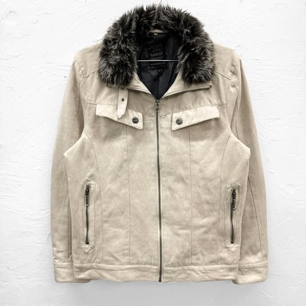 louis chavlon 스웨이드 집업 자켓