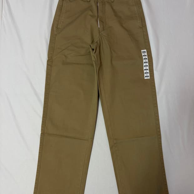 유니클로 스트레이트치노팬츠 79사이즈 34브라운 새상품