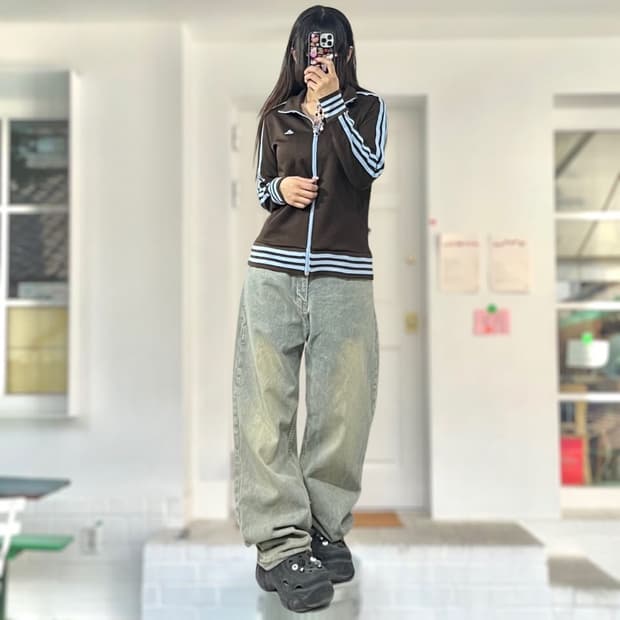 아디다스 초코 소라 트랙탑