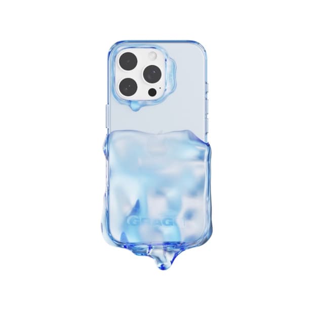 Gragg DOUBLE LAYERS CASE - CLEAR BLUE