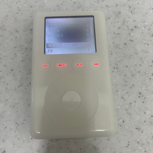애플 아이팟클래식 3세대 a1040 20기가