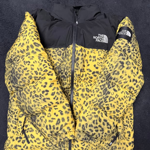 노스페이스 화이트라벨 눕시 레오파드