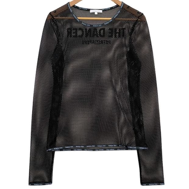 patrizia pepe mesh sleeve