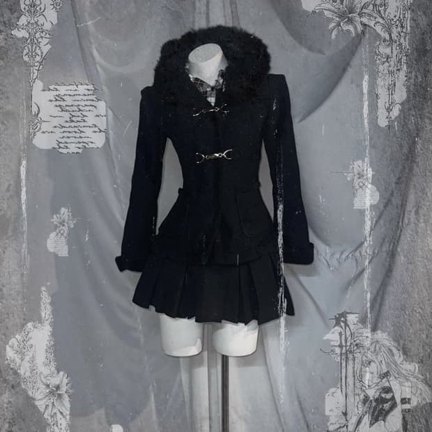 바디라인 레드 체크셔츠 세실맥비 윈터 공겜여주깔 코디세트 