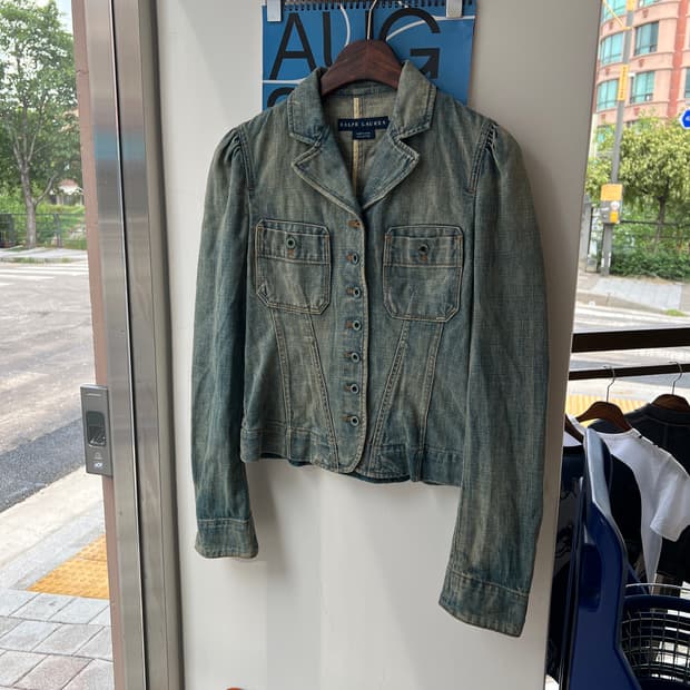 랄프 로렌 데님 웨스턴 자켓