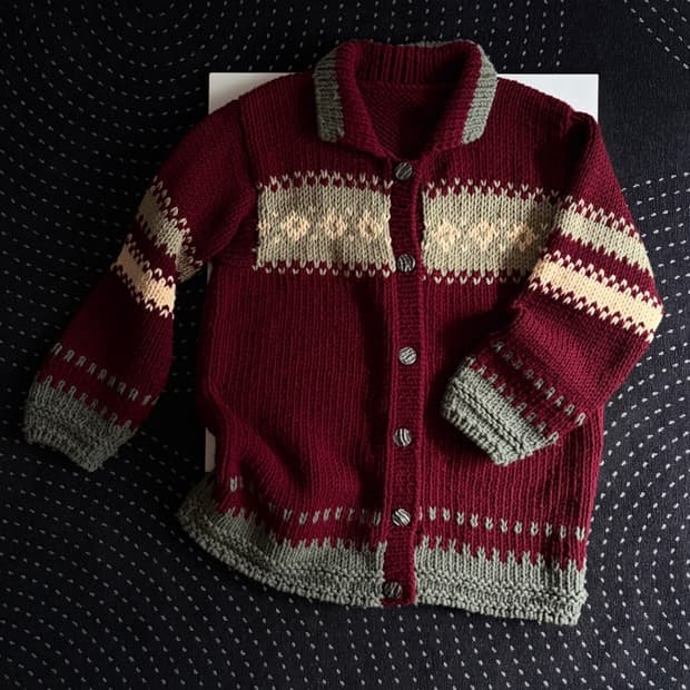 knitted cardigan