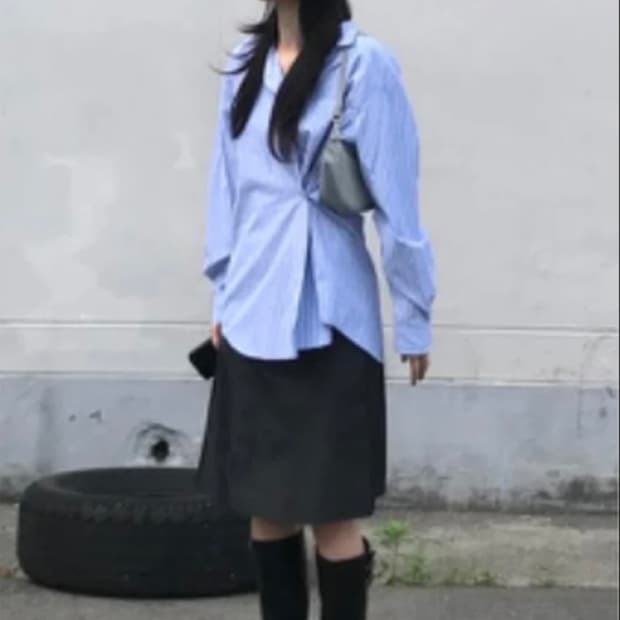 스트라이프 클래식 셔츠