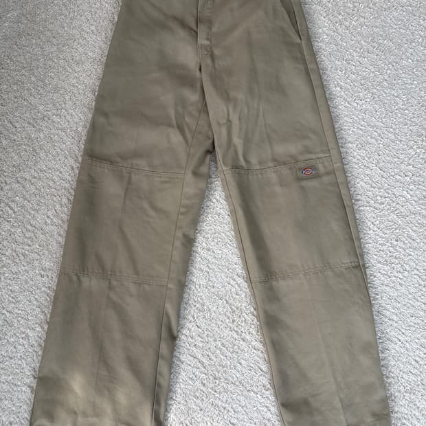 디키즈 더블니 팬츠 카키