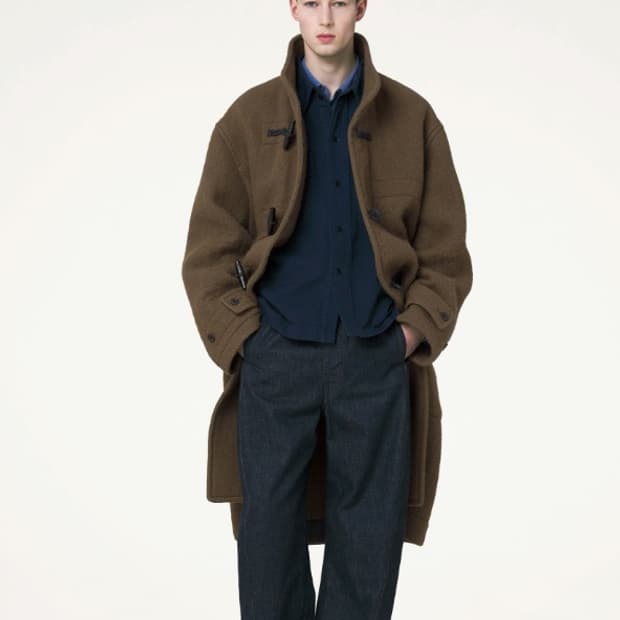 [46] 23fw 르메르 더플 코트 브라운