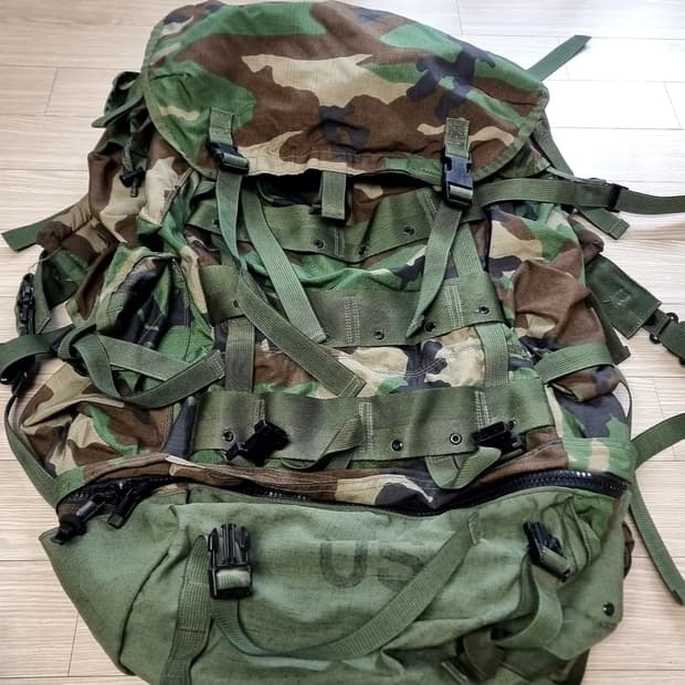 미군 밀리터리 우드랜드 군용 배낭