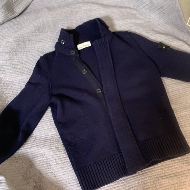 스톤아일랜드 니트집업 가디건 s