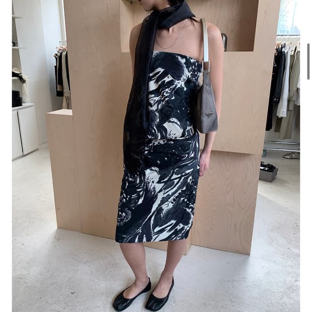 MARNI PATTERN MID DRESS 