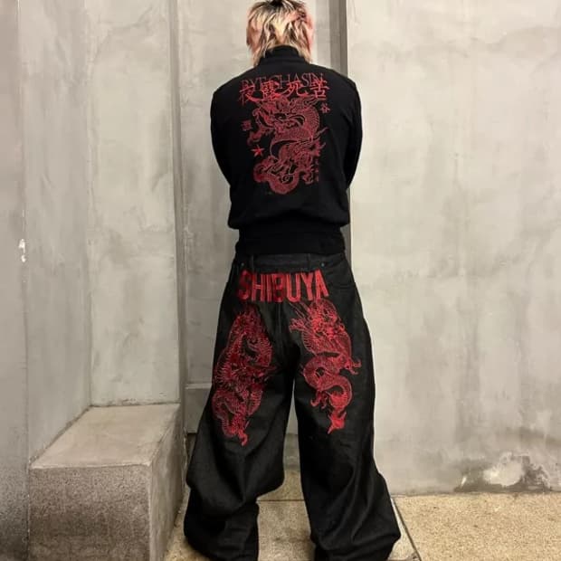 kuas Shibuya Dragon denim