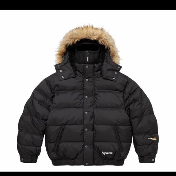 구매) 슈프림 페이스마스크 700-필 다운 퍼퍼 자켓 블랙