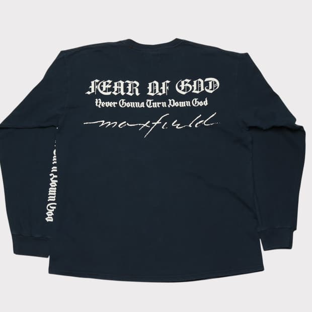 [L] 피어오브갓 x 맥스필드 롱슬리브 티셔츠