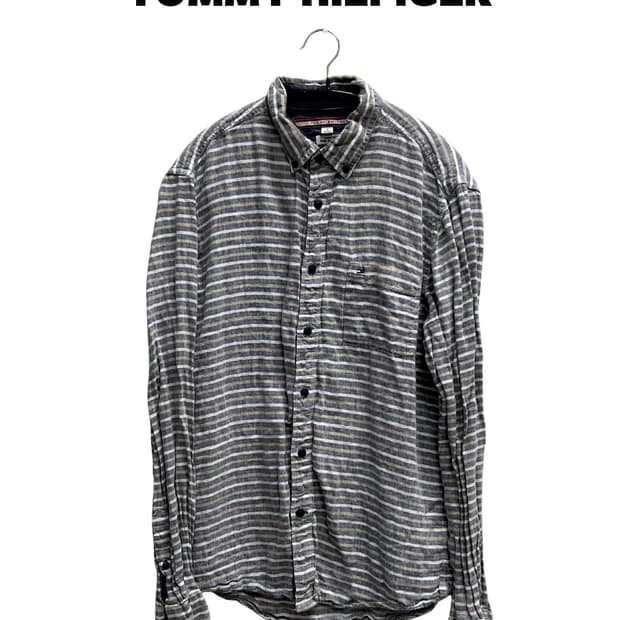 타미힐피거 스트라이프 셔츠