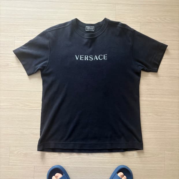 90s Versace spell out t-shirts
