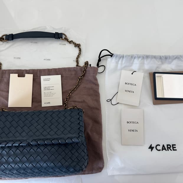 보테가베네타 올림피아 체인 크로스백