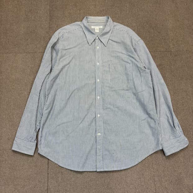 THOMAS MORE 토마스모어 스트라이프 오버핏 셔츠 L
