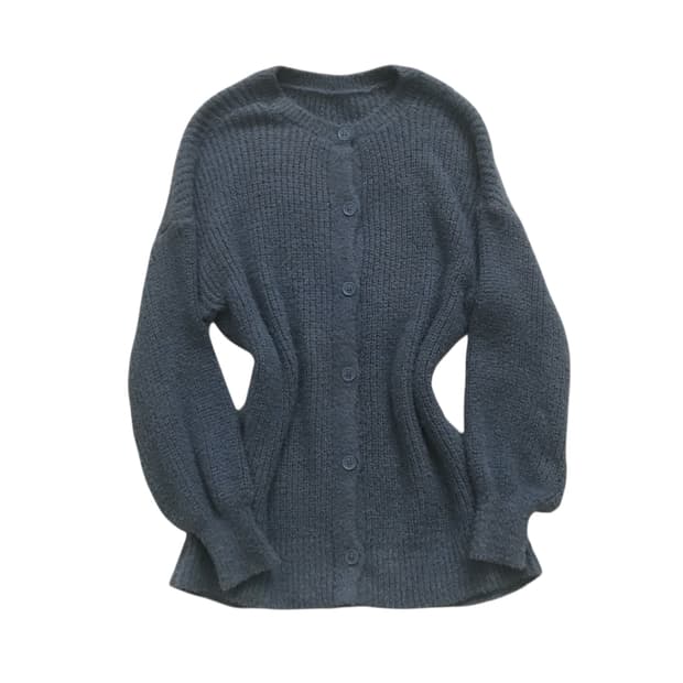 일본 빈티지 울 니트 가디건