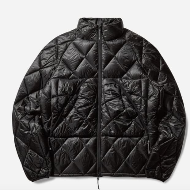 로아 누나 800 필 파워 후디드 다운 자켓 블랙