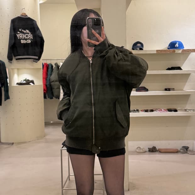 카키 MA-1 항공점퍼 U906