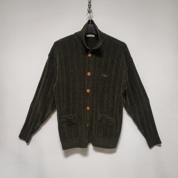 라코스테 카키가디건