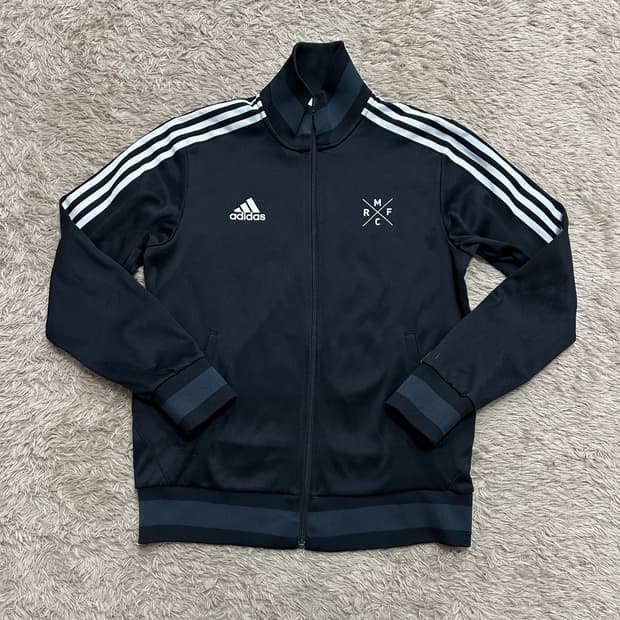 아디다스 x 레알마드리드 트랙탑 저지 블랙 100