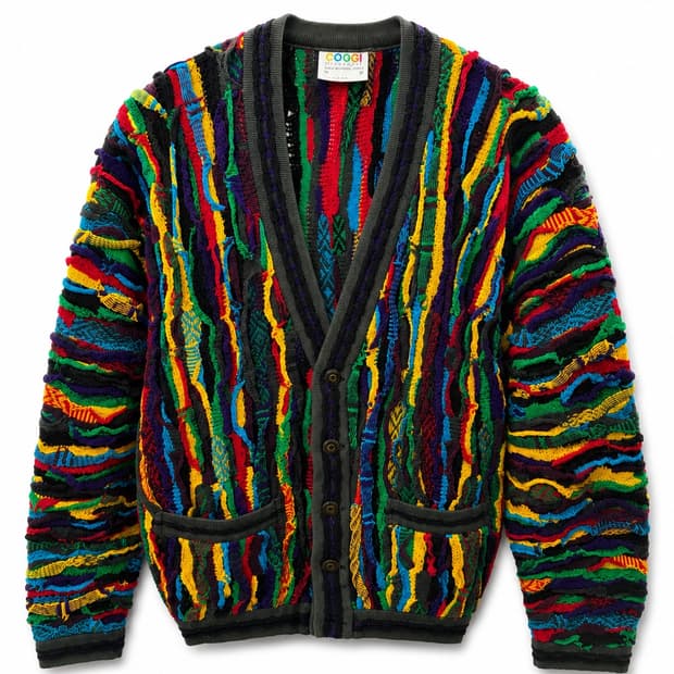 빈티지 쿠지 Coogi 케이블 가디건 SS