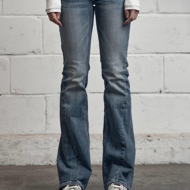 시너진 WRINKLE CAT WASHING DENIM PANTS S