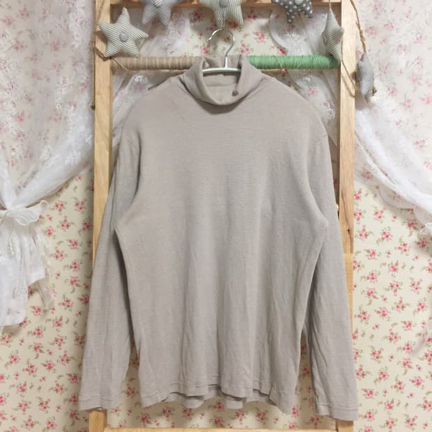 빈티지 코코아 단가라 목폴라