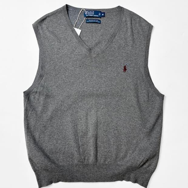 폴로 랄프로렌 00s 피마코튼 니트 베스트 PN5143