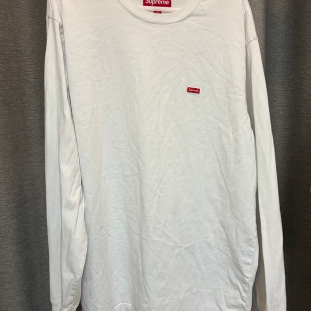 슈프림 롱슬리브 화이트L