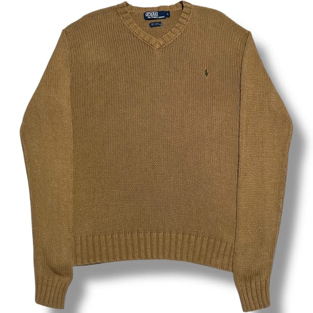 Polo Ralph Lauren 린넨 브이넥 니트