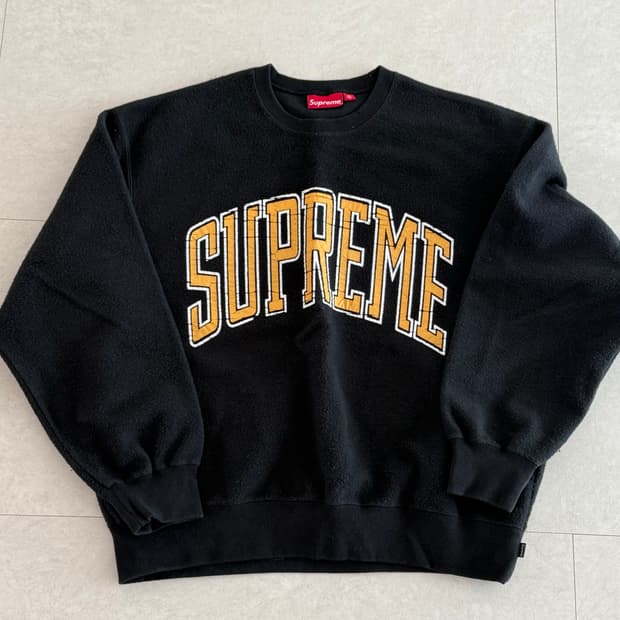 슈프림 인사이드아웃 크루넥 맨투맨 L