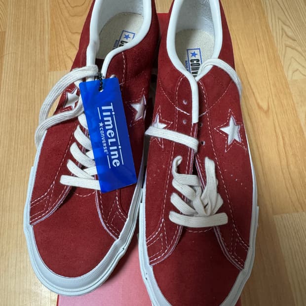 컨버스 재팬 타임라인 원스타 J VTG 레드스웨이드 275