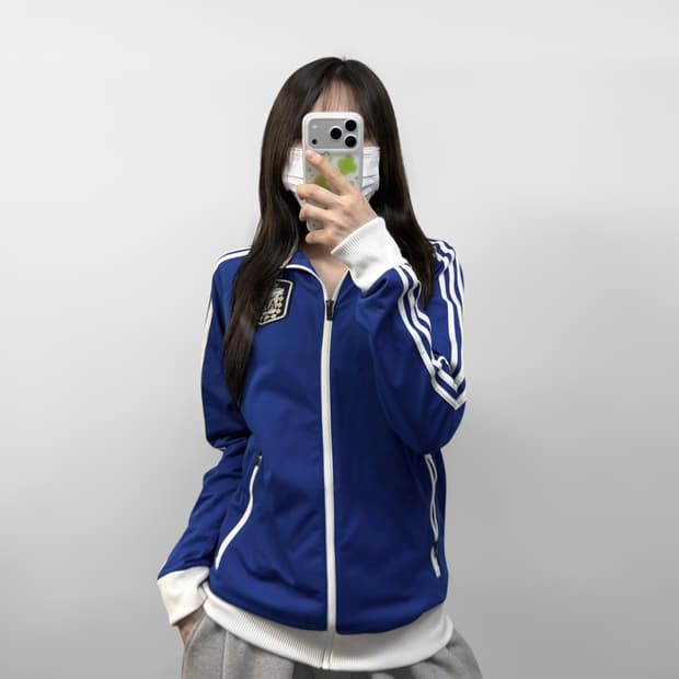 아디다스 아르헨티나 트랙탑 져지 블루