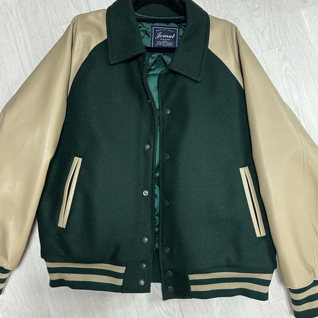 제멋 바시티 자켓 다크그린 m