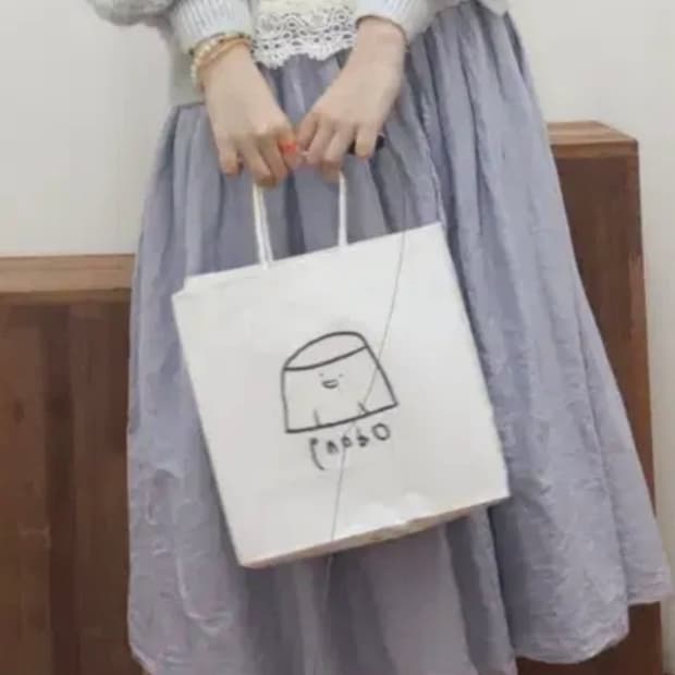 모리걸st 하늘색 롱스커트 동물의 숲 코어