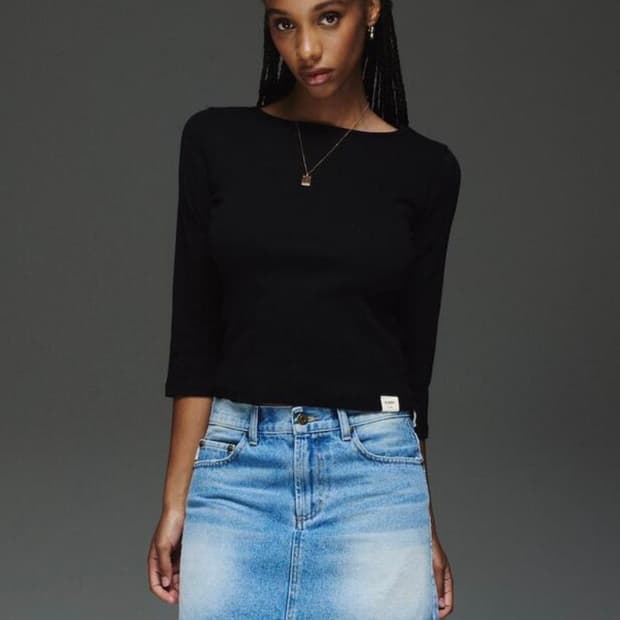 글로니 3/4 G Comfort Tee - Black L사이즈