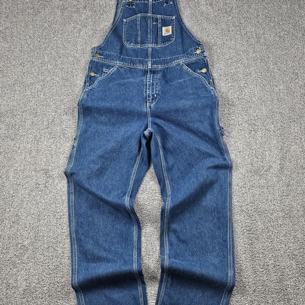 칼하트 WIP 데님 워크 오버롤 슈트 ( 30X32 ) / 10313