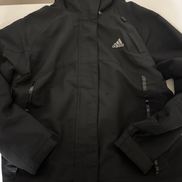 아디다스 빈티지 기모 바람막이