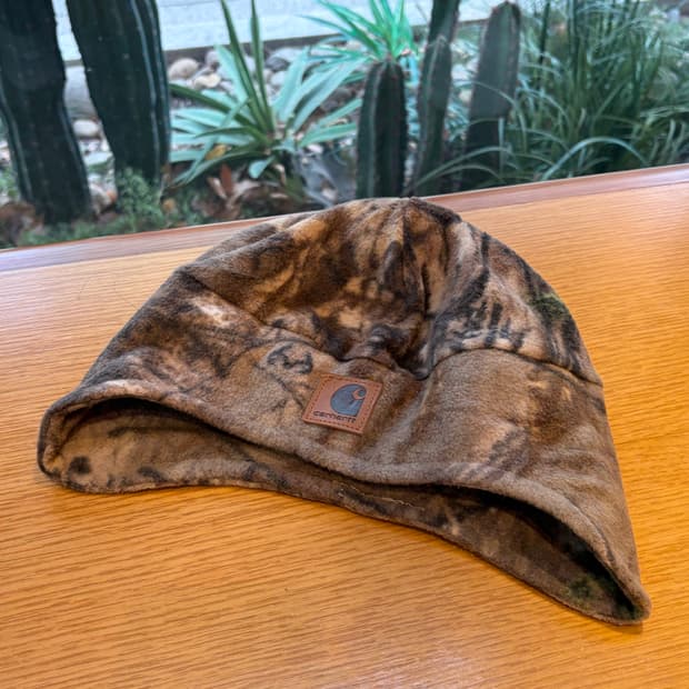 carharrt 칼하트 플리스 비니 2 in 1 (리프 카모)